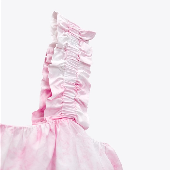 Zara Tie Dye Poplin Top - Picture 3 of 6